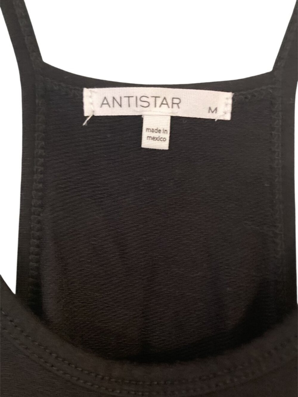 Antistar Womens Black Sleeveless Drop Crotch Jumpsuit With Pockets Size M Made i - Picture 2 of 6